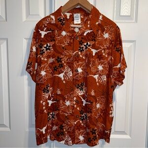 Champion Hawaiian Floral Short Sleeve Button Up Men’s Shirt Size 2XL  NWT
